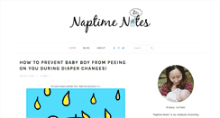 Desktop Screenshot of naptimenotes.com